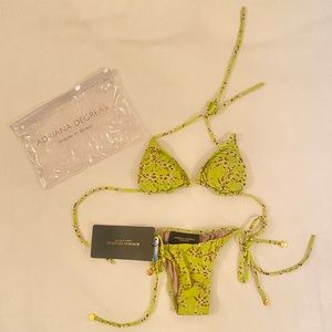 NWT Adriana Degreas Leaf Bikini